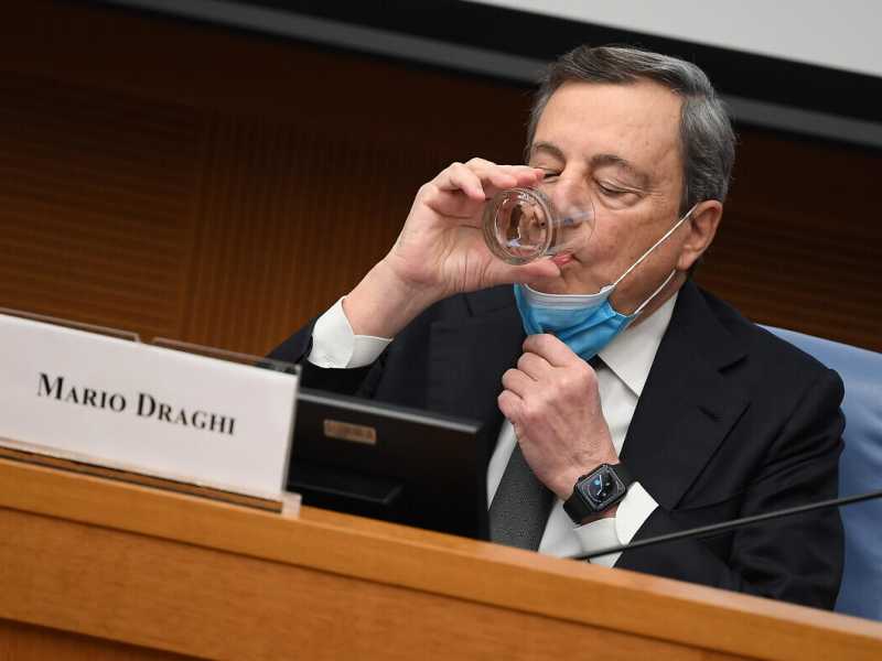 Mario Draghi (Ansa)