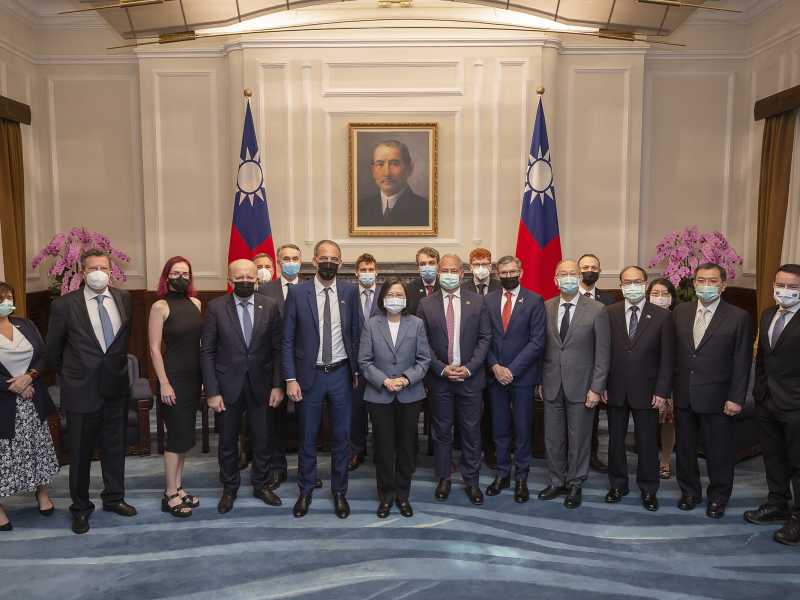 Taiwan Presidential Office via AP