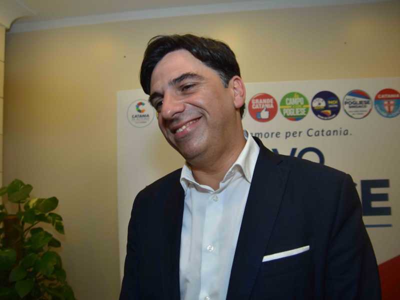Il sindaco di Catania Salvo Pogliese (foto LaPresse)