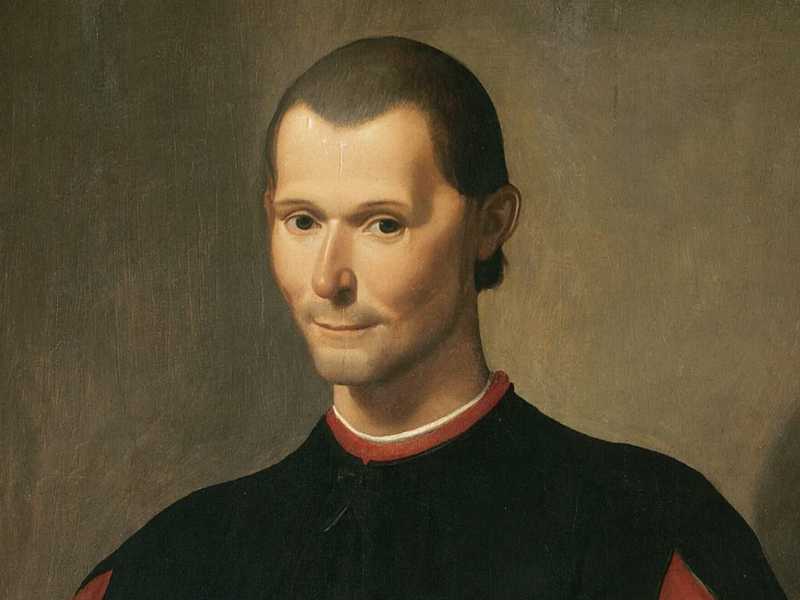 Il ritratto di Machiavelli di Santi di Tito fu dipinto dopo la morte dell'autore e si trova in Palazzo Vecchio a Firenze <br />