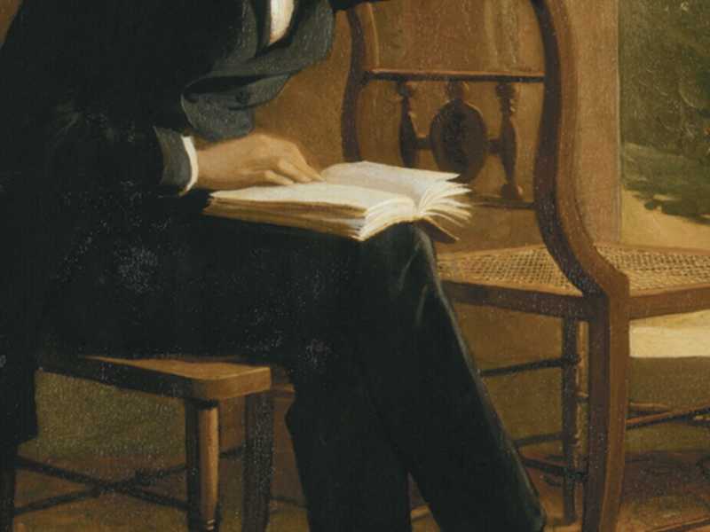 John Severn, ritratto di John Keats (Wikimedia Commons) 