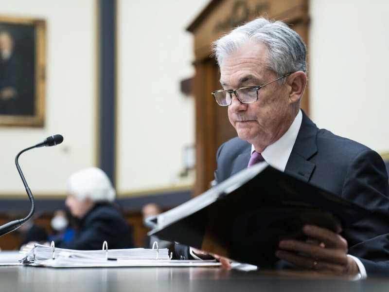 Il presidente della Federal Reserve Jerome Powell (foto EPA)