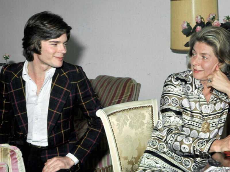 Ingrid Bergam con il figlio Roberto Rossellini bel 1971 (Olycom)