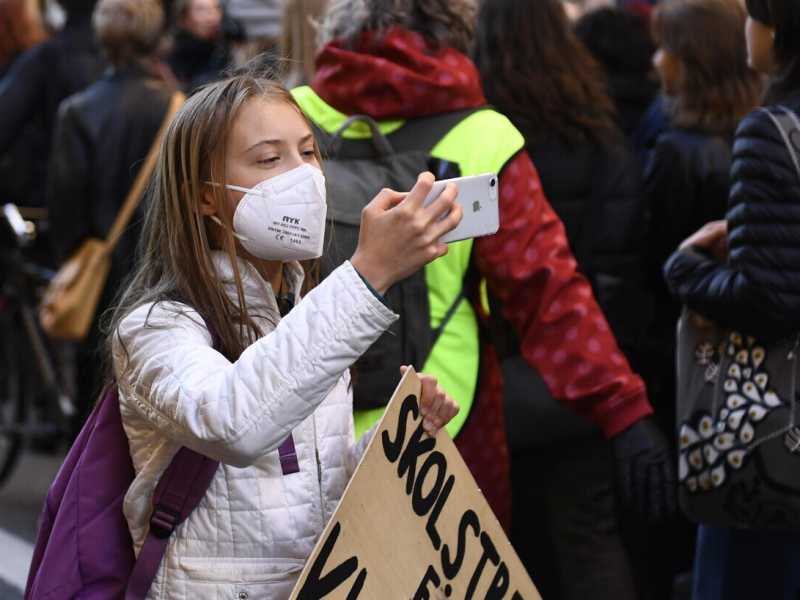 Greta Thunberg (foto EPA)