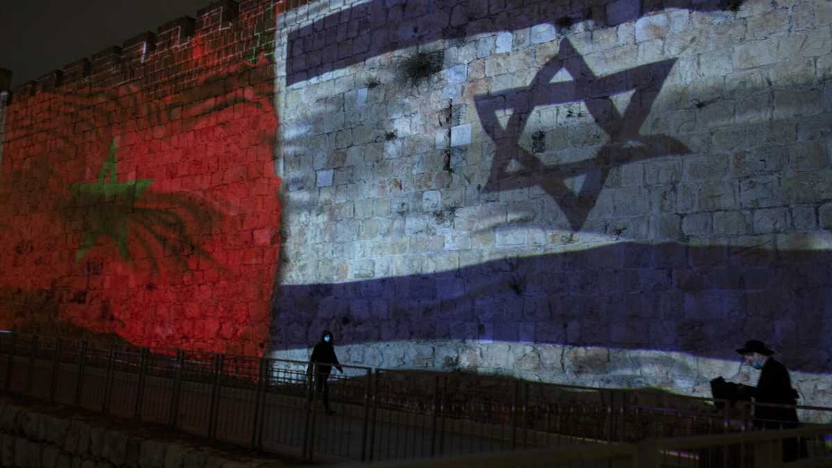 Immagine di Luci a Roma fra Israele e Marocco