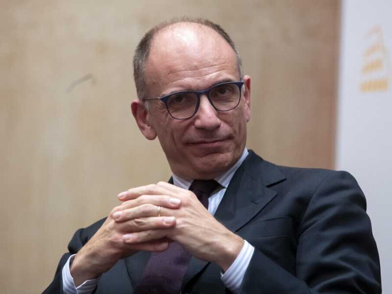 Enrico Letta (Ansa)