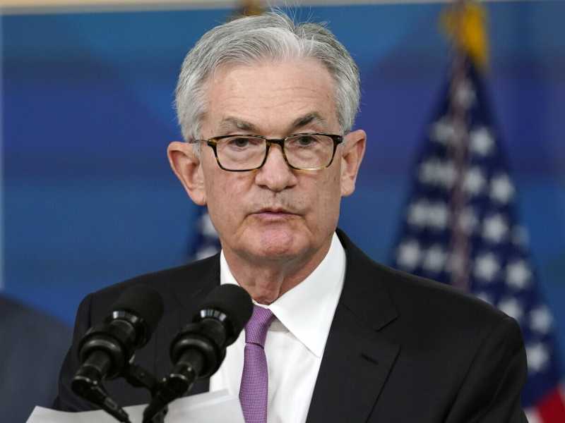 Jerome Powell, il presidente della Federal Reserve (LaPresse)