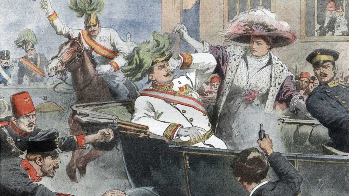 Immagine di Čabrinović, attentatore fallito di Francesco Ferdinando, ispirato da Mazzini