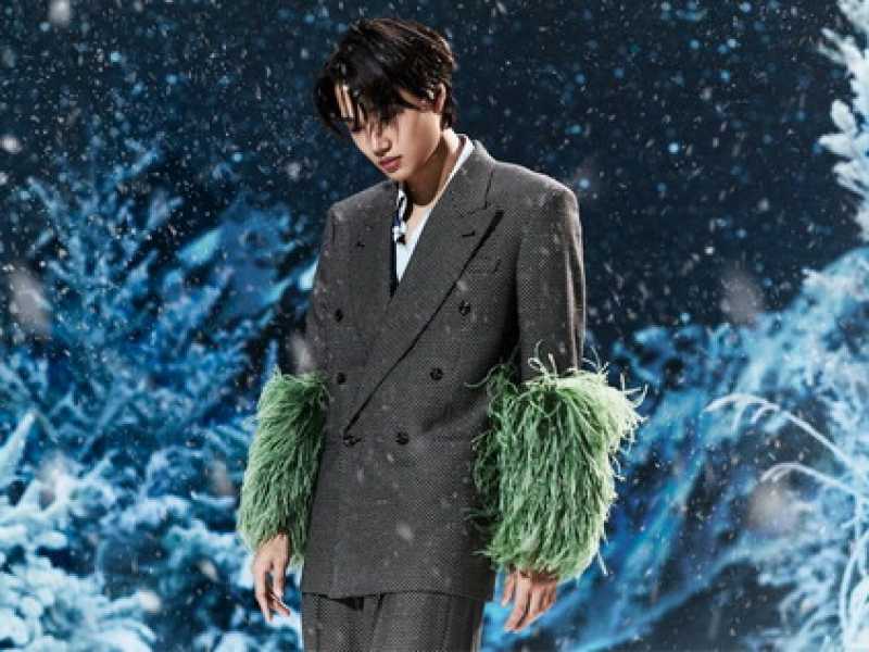 Il cantante, ballerino e artista sudcoreano Kai, membro della band Exo, nella nuova campagna di Gucci <br />