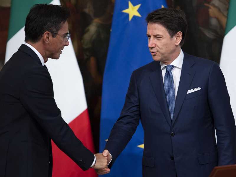  Mario Turco e Giuseppe Conte (Ansa)<br /><br />