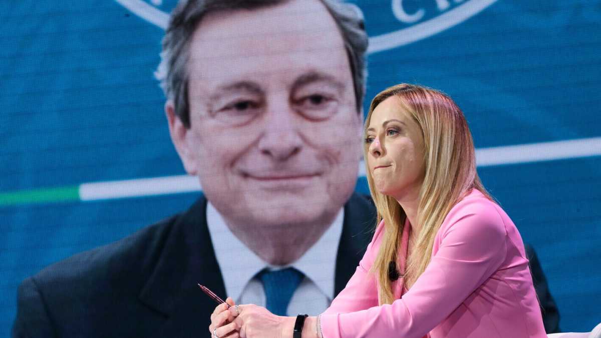 Immagine di Meloni premier? La credibilità in Europa passa per Draghi al Colle