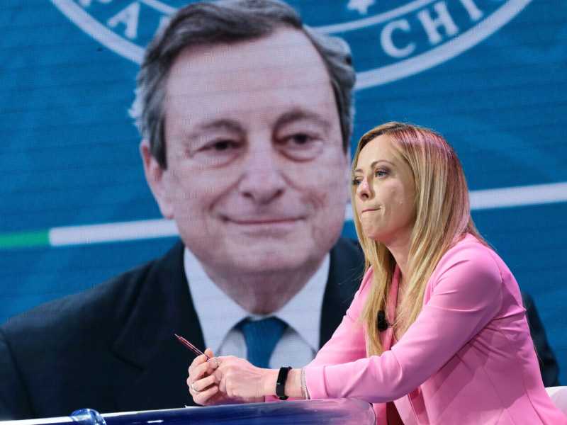 Meloni premier? La credibilità in Europa passa per Draghi al Colle