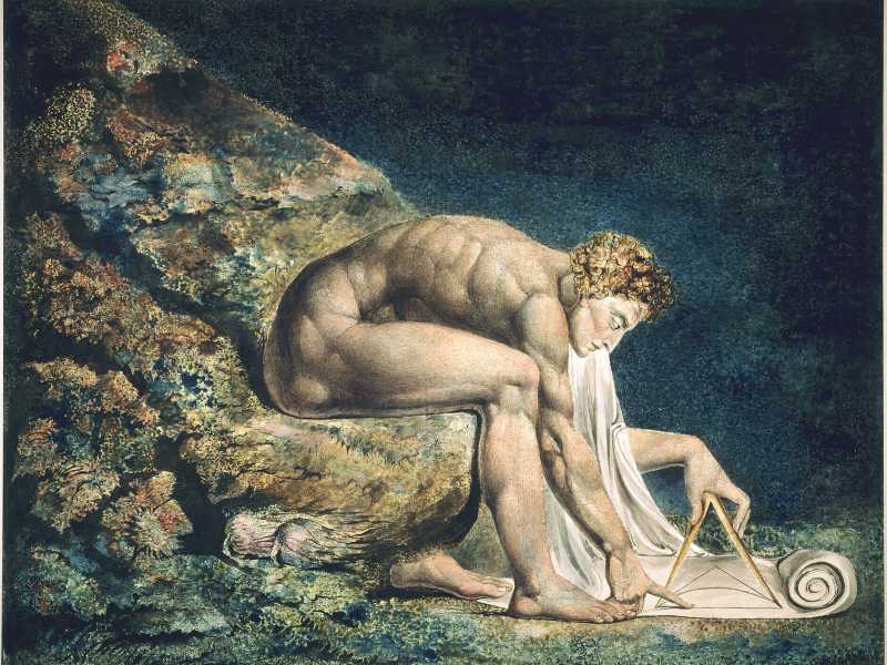 Newton dipinto da William Blake (Wikimedia Commons)&nbsp;