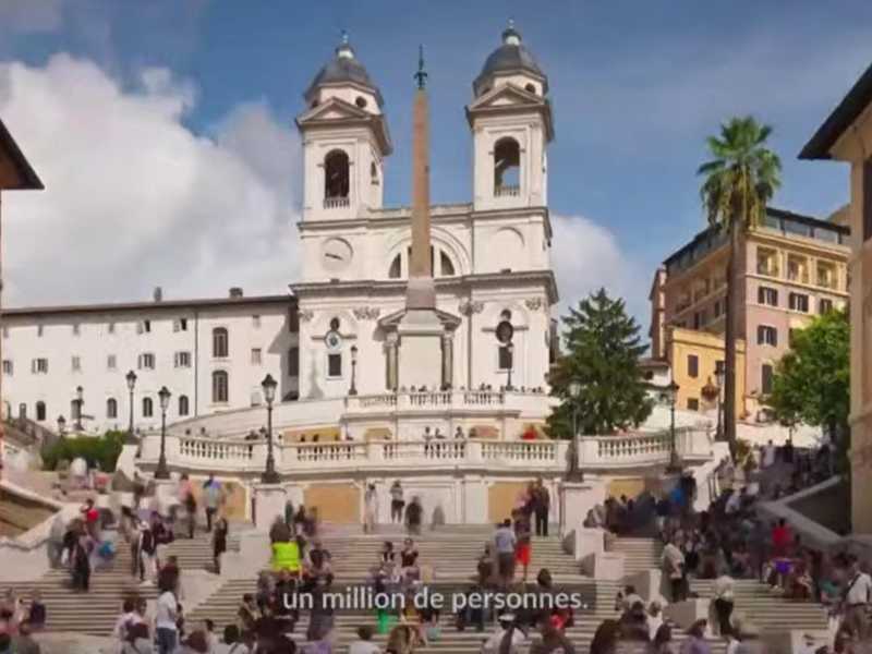 Un frame del video con cui Roma si è presentata all'International Bureau<br />