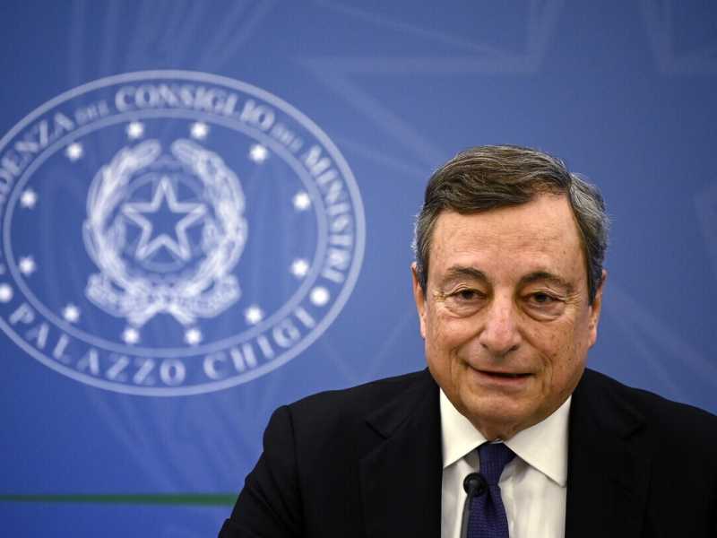 Mario Draghi (Ansa)