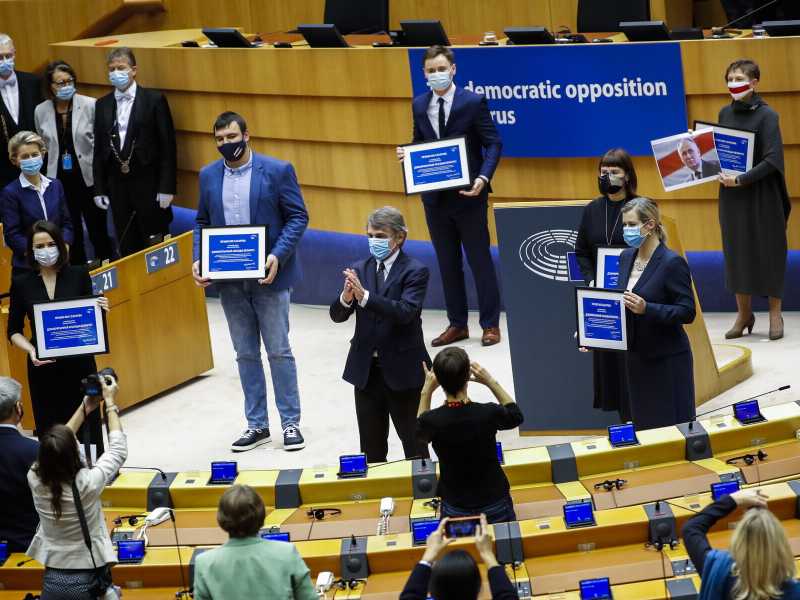 Il discorso di Sassoli per il premio Sakharov a Navalny