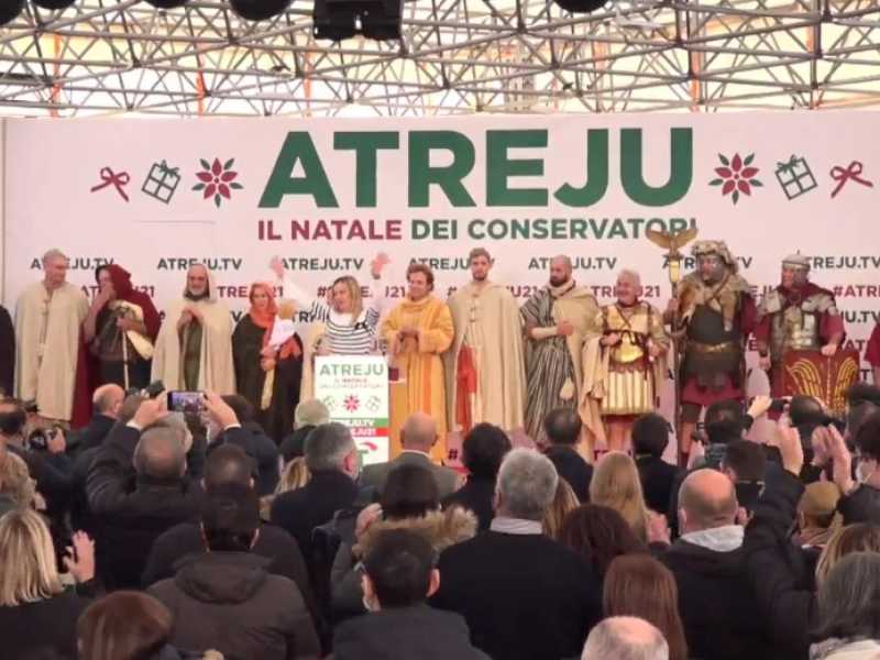 Atreju, la festa dei giovani di Fratelli d'Italia (Ansa)