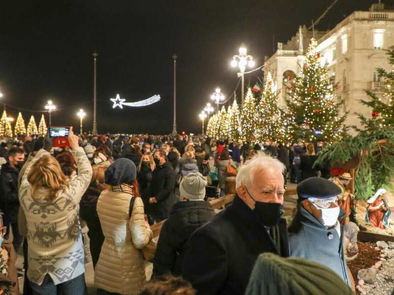 Piazza Unit&agrave; a Trieste (Ansa)&nbsp;