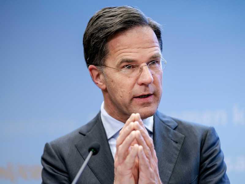 Il premier olandese Mark Rutte (foto EPA)