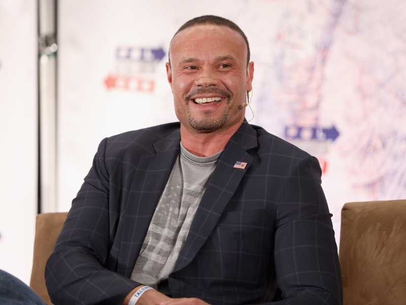 LOS ANGELES, CA - OCTOBER 20: Dan Bongino speaks onstage during Politicon 2018 <br />