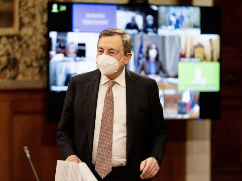 Mario Draghi (Ansa) 