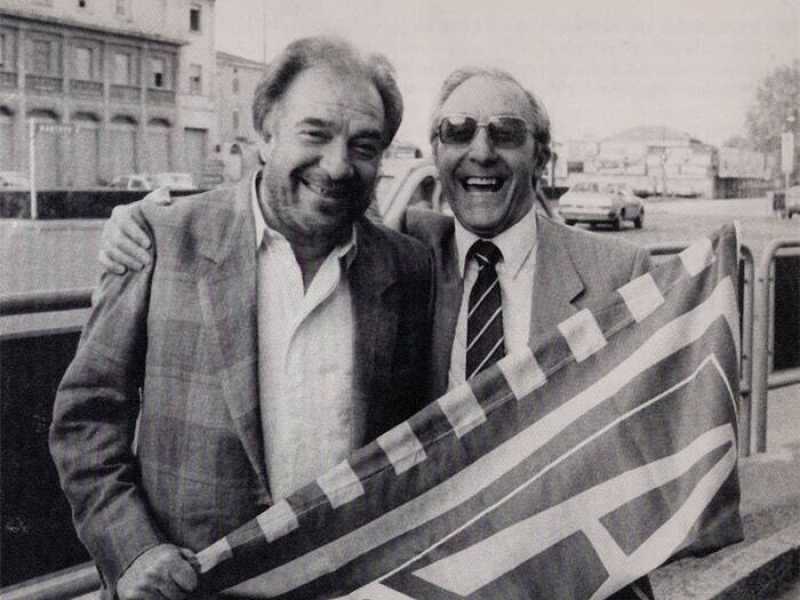 Ugo Tognazzi e Domenico Luzzara (Wikipedia)