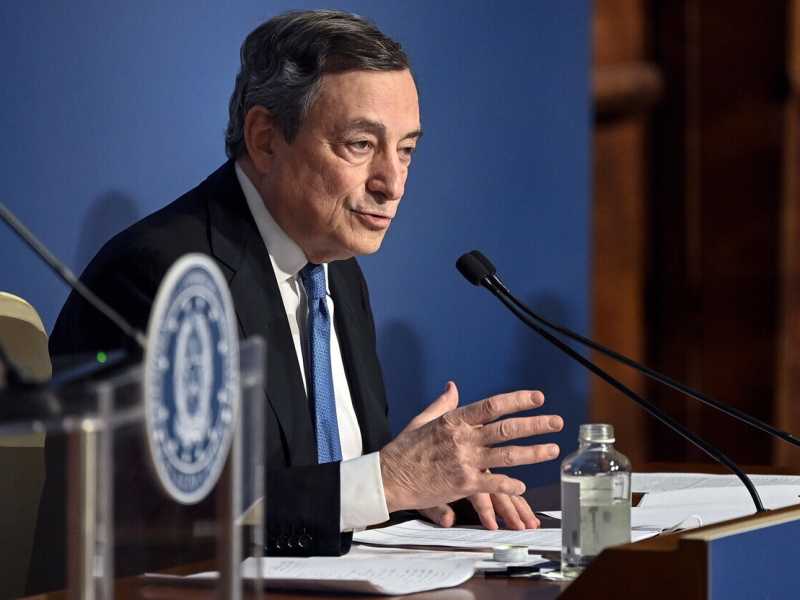 Mario Draghi (Ansa)
