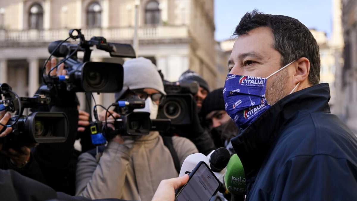 Immagine di Salvini, il leader che non c’era