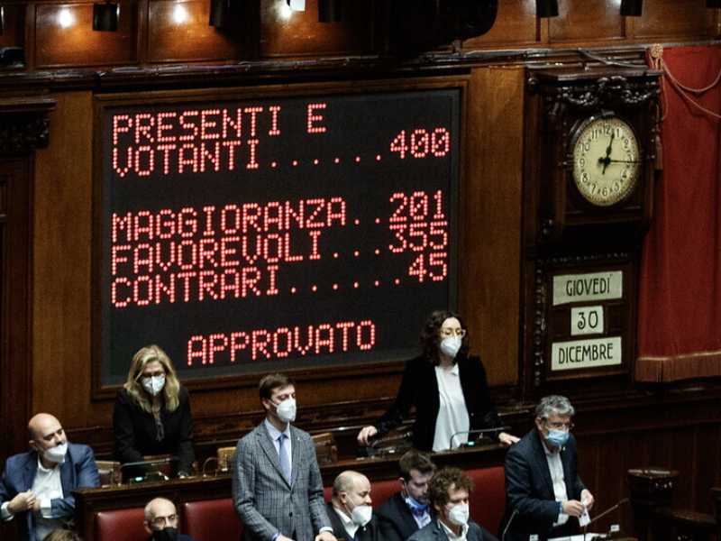 Camera dei Deputati, voto finale su legge di Bilancio (LaPresse) <br />