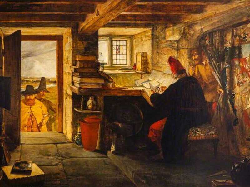 Hudibras e Ralph in visita all'astrologo, William Fettes Douglas (1822&ndash;1891), Gallerie nazionali scozzesi&nbsp;<br />