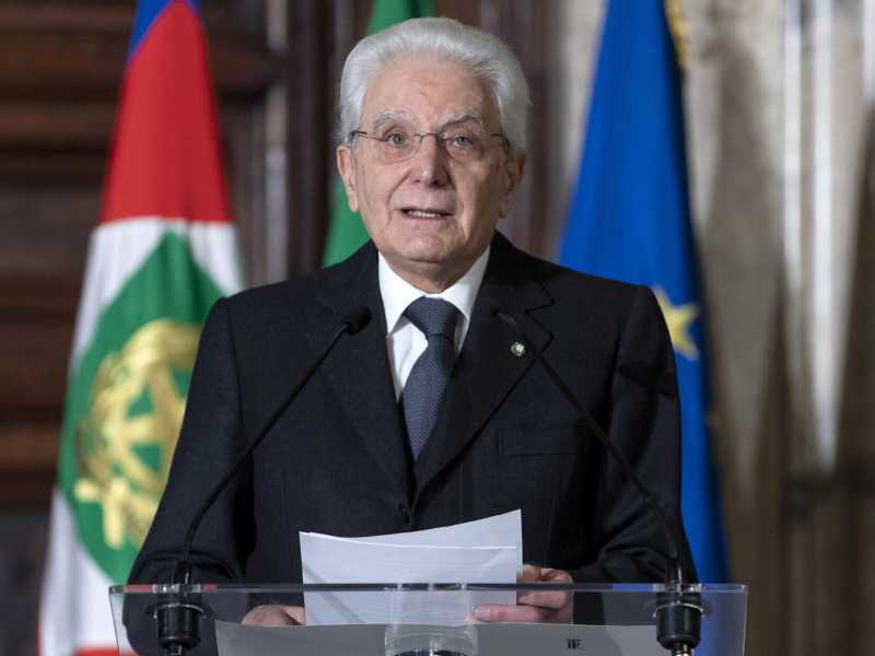 Sergio Mattarella (foto Ansa)