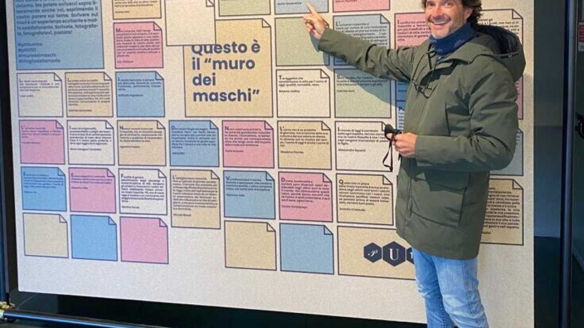 Immagine di "Il muro dei maschi". Pitti Uomo e il Foglio della moda