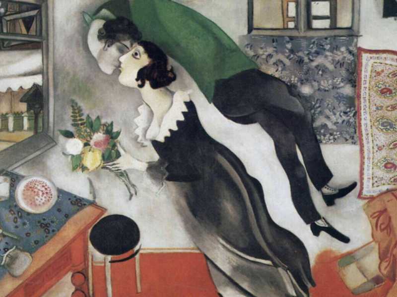 "Compleanno" di Marc Chagall (Wikimedia Commons)&nbsp;