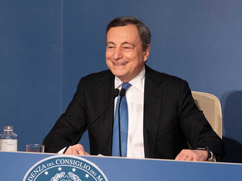 Il premier Mario Draghi (LaPresse)