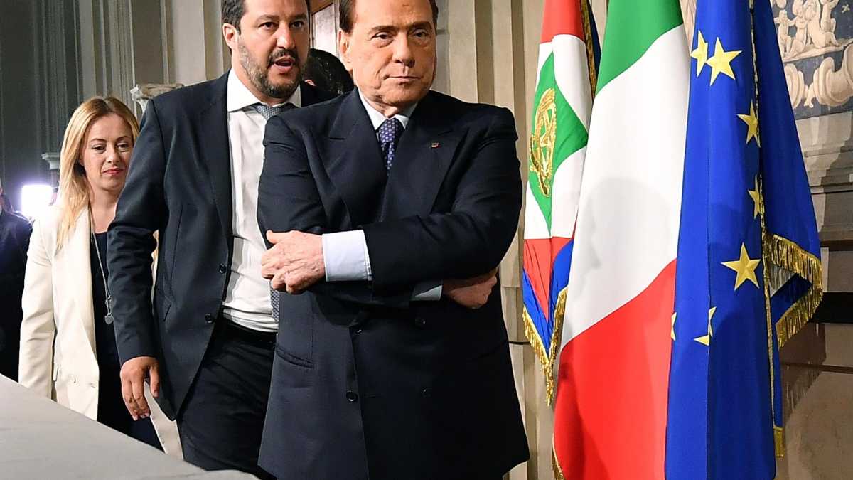 Immagine di Il vertice in "dad" di Berlusconi, Meloni e Salvini