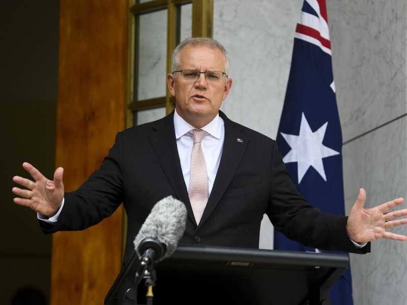 Il premier australiano Scott Morrison (Ansa)
