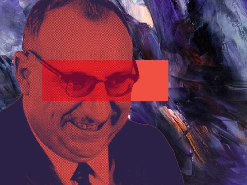 Giorgio Manganelli (elaborazione grafica di Enrico Cicchetti)&nbsp;<br />