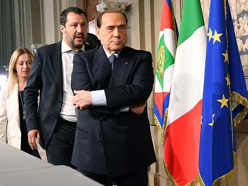 Il vertice in "dad" di Berlusconi, Meloni e Salvini