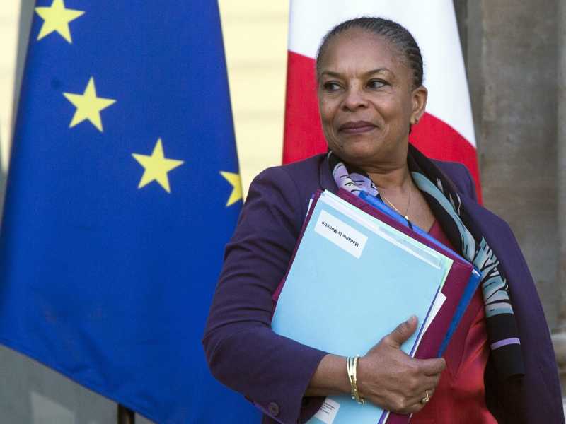 L’ex ministra della giustizia francese Christiane Taubira (Foto: Ansa)