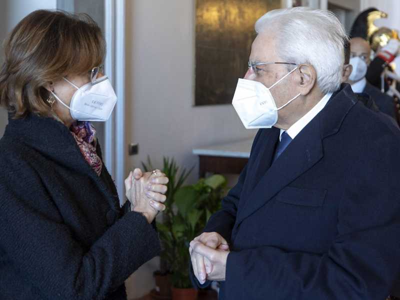 Marta Cartabia e Sergio Mattarella (Ansa)