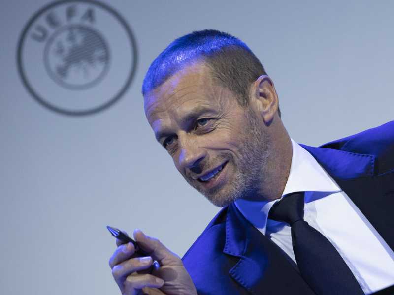 Il presidente Uefa Aleksander Ceferin (LaPresse)