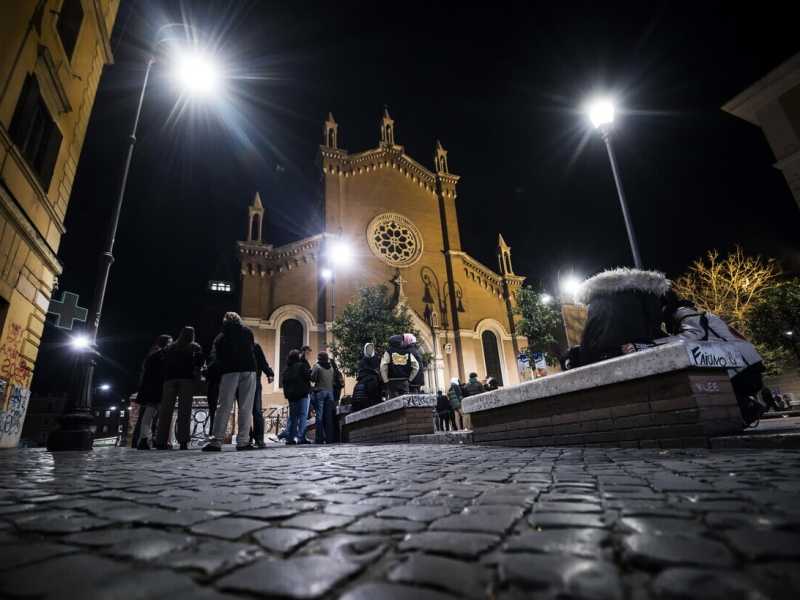 Quartiere San Lorenzo, Roma (Foto: Ansa/Angelo Carconi)