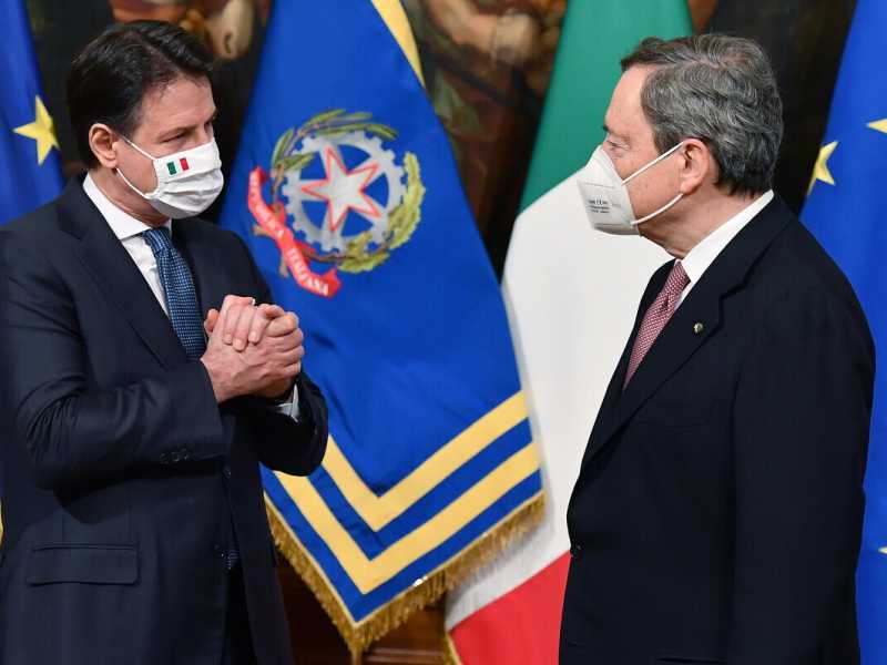 Conte va da Draghi a Palazzo Chigi. E attacca Di Maio: "Correnti vietate da statuto M5s"
