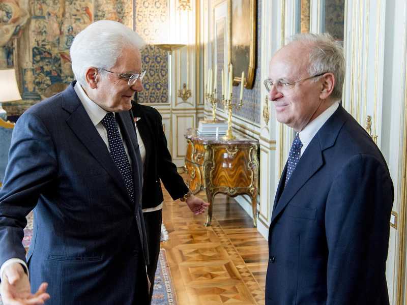Sergio Mattarella e Piercamillo Davigo (Ansa)