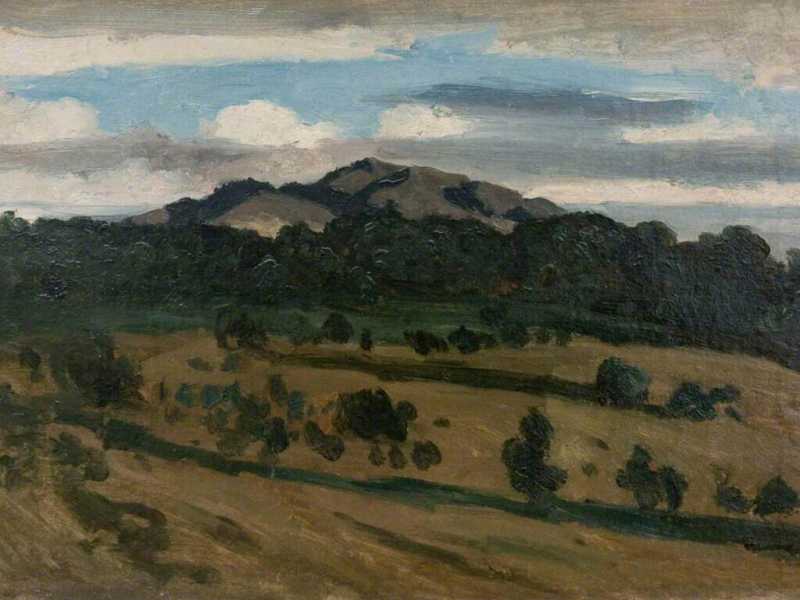Il Soratte dipinto da Jean-Baptiste-Camille Corot, 1826&nbsp;<br />