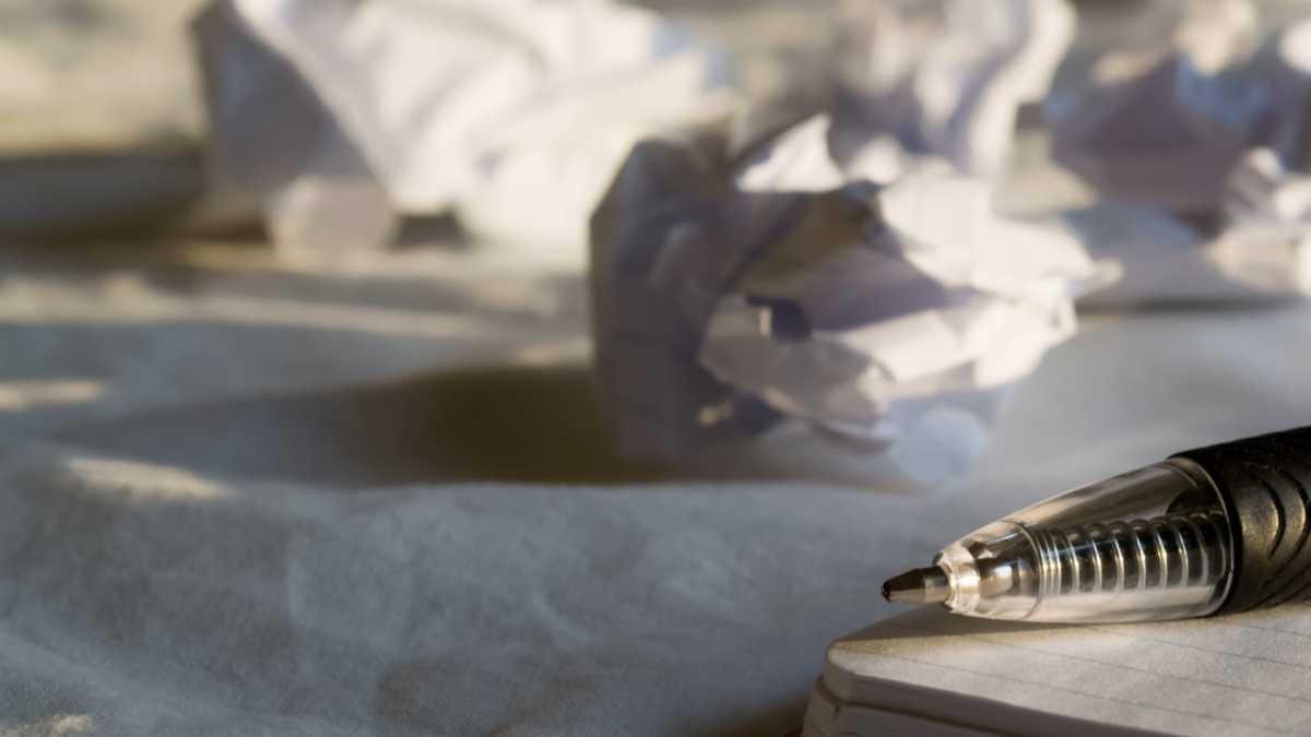 Immagine di Anche qui a volte non viene uno straccio d'idea