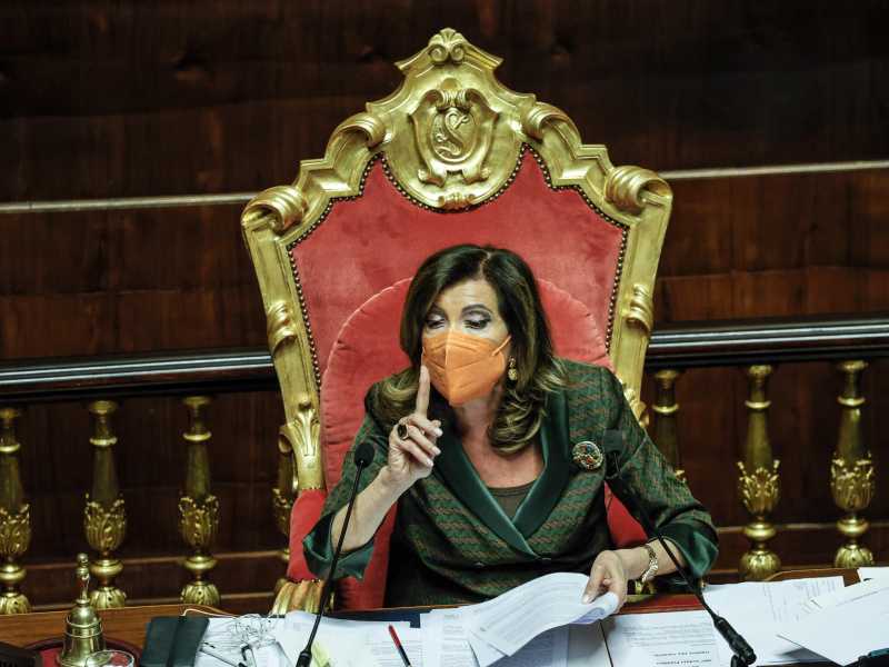 La presidente del Senato Maria Elisabetta Alberti Casellati (LaPresse)&nbsp;<br />