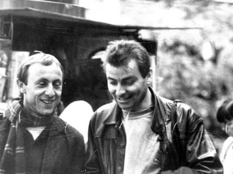 Luigi Bergamin e Cesare Battisti (Ansa) 