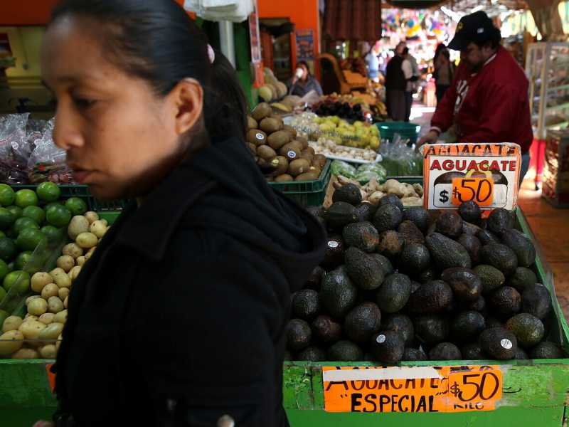 Mercado Hidalgo il 27 gennaio 2017, a Tijuana in Messico (foto by Justin Sullivan/Getty Images)&nbsp;<br />