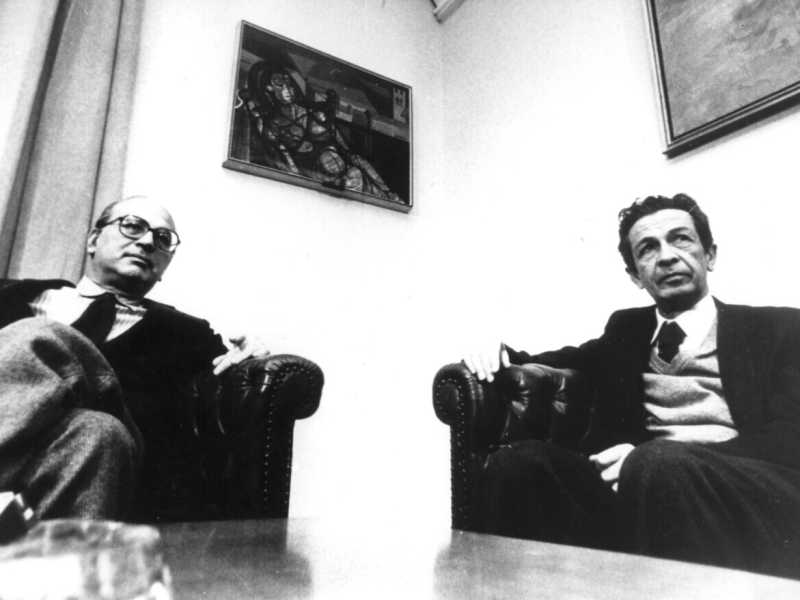 Bettino Craxi e Enrico Berlinguer (Foto: Olycom)